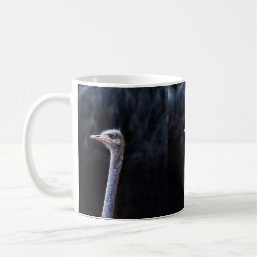 Mug portrait d'autruche (Gauche)