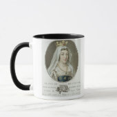 Mug Portrait de 1185-1252) engrav de Blanche de (Gauche)