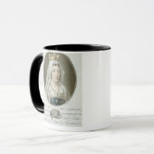 Mug Portrait de 1185-1252) engrav de Blanche de (Devant gauche)