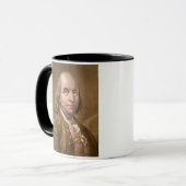 Mug Portrait de Benjamin Franklin (1706-90), de 'le (Devant gauche)