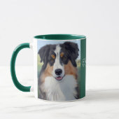 Mug Portrait de berger australien (Gauche)