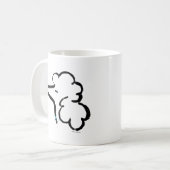 Mug Portrait de caniche (Devant gauche)