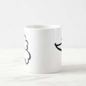 Mug Portrait de caniche (Centre)