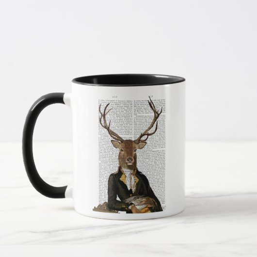 Mug Portrait de cerfs (Gauche)