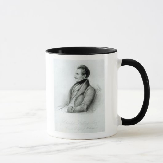 Mug Portrait de Charles Babbage 1832 (Droite)