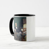 Mug Portrait de Charles Dickens (huile sur la toile) (Devant gauche)