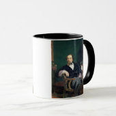 Mug Portrait de Charles Dickens (huile sur la toile) (Devant droit)