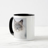 Mug Portrait de chat de Ragdoll (Devant gauche)