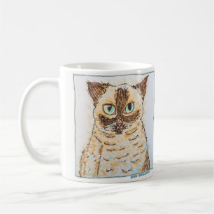 Mug Portrait de Chat Fantaisiste Coloré