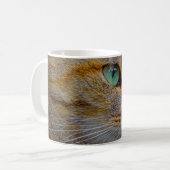 Mug Portrait de chat tigre (Devant gauche)