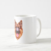 Mug Portrait de chien berger allemand (Devant droit)