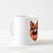 Mug Portrait de chien berger allemand (Devant gauche)