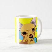 Mug Portrait de chien Chihuahua (Devant droit)