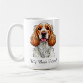 Mug Portrait de Chien Cocker Spaniel Anglais (Gauche)