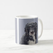 Mug portrait de chien croisé spaniel (Devant droit)