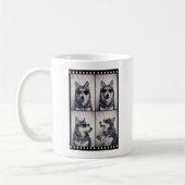 Mug Portrait de chien Husky (Gauche)