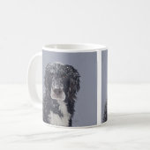 Mug Portrait de chien mélange de Spaniel (Devant gauche)