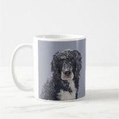 Mug Portrait de chien mélange de Spaniel (Gauche)