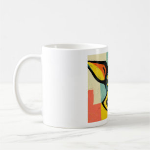 Mug Portrait de chien Pop Art coloré