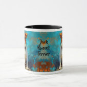 Mug Portrait de chien Terrier Jack Russell (Centre)
