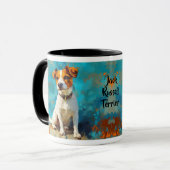 Mug Portrait de chien Terrier Jack Russell (Devant gauche)