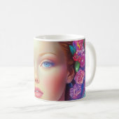 Mug Portrait de couronne éthérée (Devant droit)