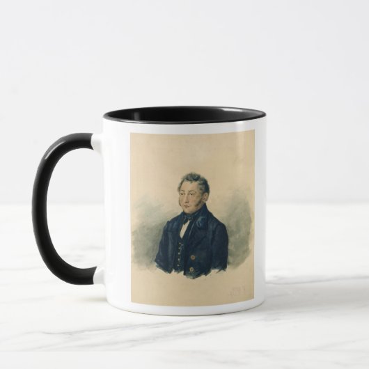 Mug Portrait de Faddey Venediktovich Bulgarin, c.1840 (Gauche)