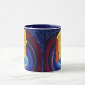 Mug Portrait de famille moderne ensemble (Centre)