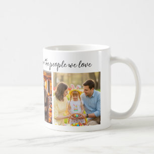 Mug Portrait de famille personnalisé avec message
