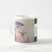 Mug Portrait de faucon de tonneliers (Devant gauche)