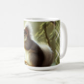 Mug Portrait de faune de bébé écureuil personnalisé (Devant droit)