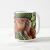 Mug Portrait de faune forestière du renard roux (Devant droit)