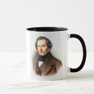 Mug Portrait de Felix Mendelssohn (1809-47) (litho)
