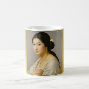 Mug Portrait de femme d'art fin "Yuki Mori"