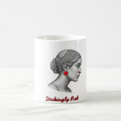 Mug Portrait de Femme Élégante - (Centre)