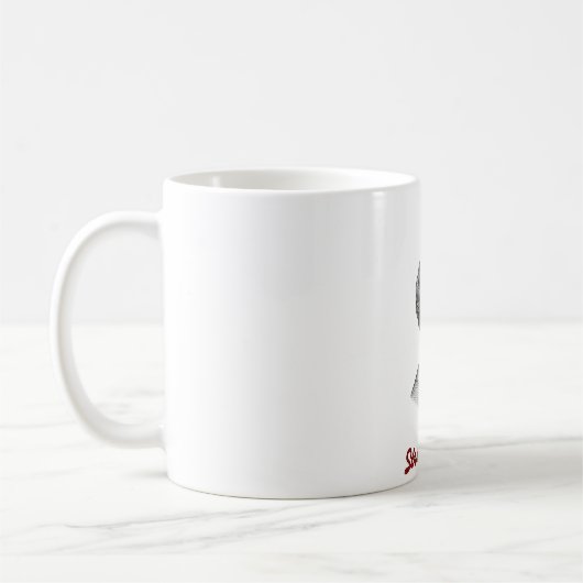 Mug Portrait de Femme Élégante - (Gauche)