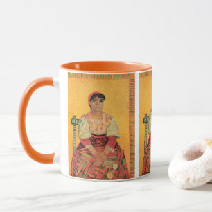 Mug Portrait de femme italienne par Vincent van Gogh