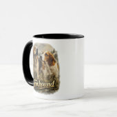 Mug Portrait de Foxhound – Noble Chien de Chasse (Devant gauche)