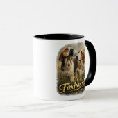 Mug Portrait de Foxhound – Noble Chien de Chasse (Devant droit)