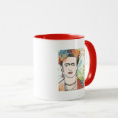 Mug Portrait de Frida Kahlo (Devant droit)