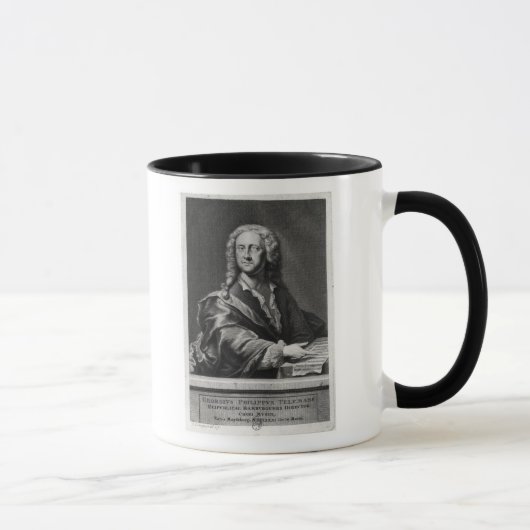 Mug Portrait de Georg Philipp Telemann (Droite)