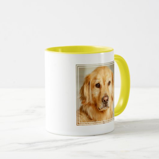 Mug Portrait de Golden Retriever (Devant droit)