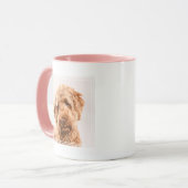 Mug Portrait de Goldendoodle Studio (Devant gauche)