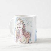 Mug Portrait de Hailey (Devant gauche)
