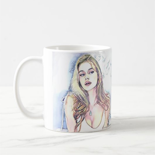 Mug Portrait de Hailey (Gauche)