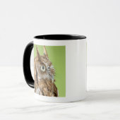 Mug Portrait de hibou de cri strident (Devant gauche)