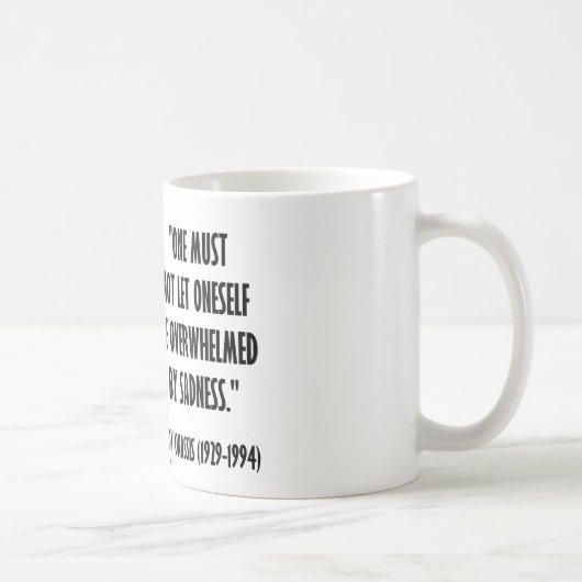 Mug Portrait de Jackie Kennedy non laissé tristesse (Droite)