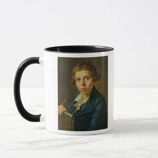 Mug Portrait de Jacques-Louis David comme jeunesse (Gauche)