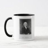 Mug Portrait de James Madison, gravé par William A. (Gauche)