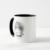 Mug Portrait de Jane Austen (Devant gauche)